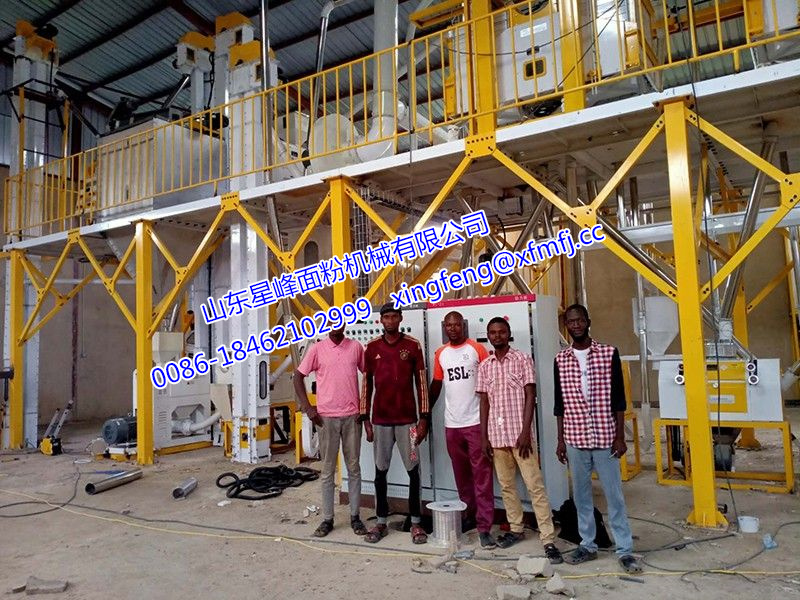 非洲客戶案例-60T/24h玉米粉生產線